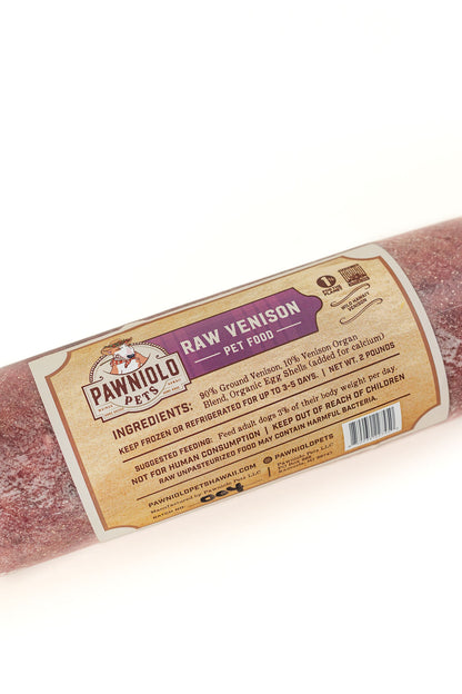 2# Raw Venison Pet Food