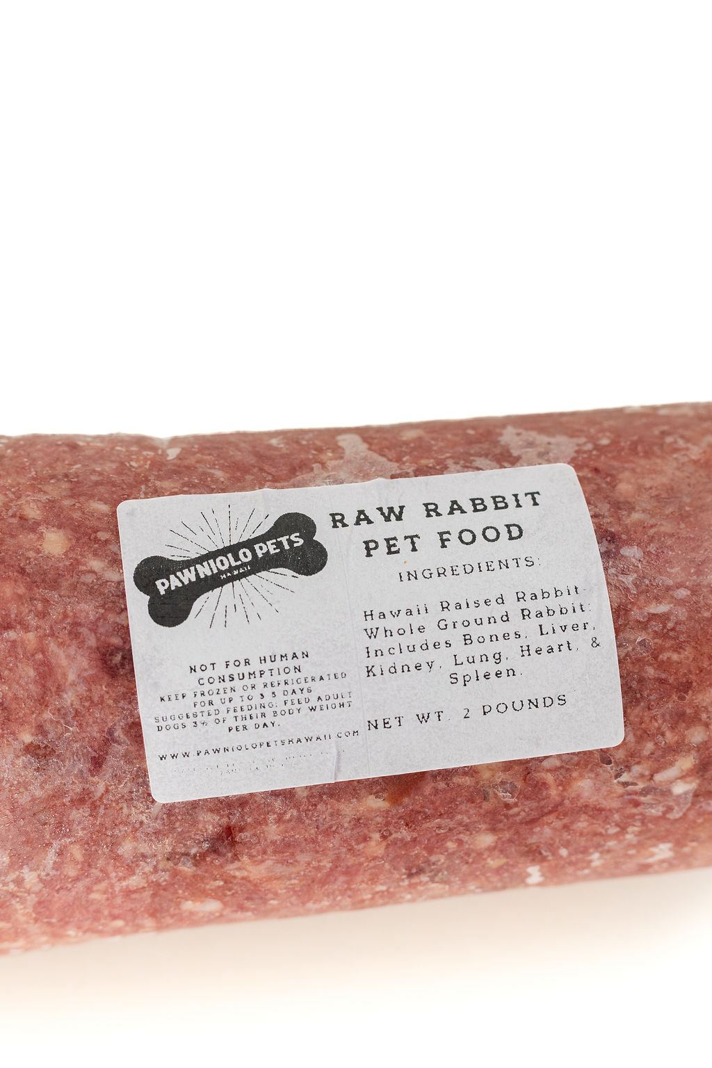 2# Raw Rabbit Pet Food